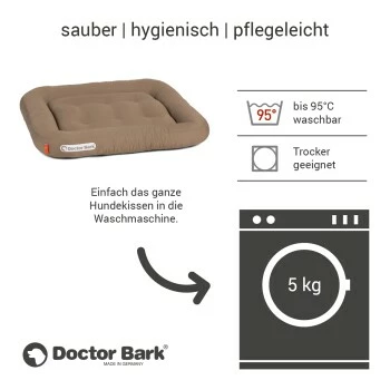 Doctor Bark Lounge-Kissen Sandbraun S 7 Doctor Bark Lounge-Kissen Sandbraun S – Bild 5