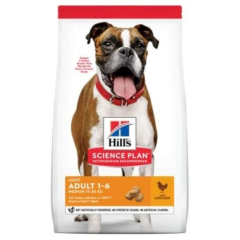 Hill's Science Plan Adult Light Medium Mit Huhn 14 Kg 3 Hill's Science Plan Adult Light Medium Mit Huhn 14 Kg