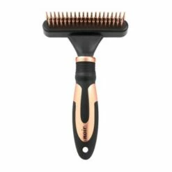 Europet Bernina NOIR Entwirrungsharke Rotierende Zinken Doppelt