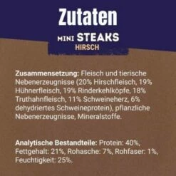 Adventuros Mini Steaks Hirsch 7x70g 11 Adventuros Mini Steaks Hirsch 7x70g -FRESSNAPF Geschäfte 1f4cb3dec5b97840b039a102f2e0087719fc49d3 bdbcf252639ee764aae40a0c3f8afb0add9f2422