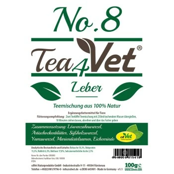 Tea4Vet No.8-Leber 150 G 4 Tea4Vet No.8-Leber 150 G – Bild 2