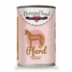 HerzensHund Reinfleisch Pur Pferd 12x400g