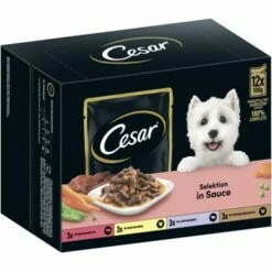 Cesar Portionsbeutel Multipack Selektion In Sauce 48x100g