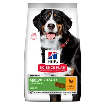 Hill's Science Plan Senior Vitality Large Breed Mature Adult 6+ Mit Huhn 14 Kg 3 Hill's Science Plan Senior Vitality Large Breed Mature Adult 6+ Mit Huhn 14 Kg