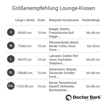 Doctor Bark Lounge-Kissen Sandbraun S 8 Doctor Bark Lounge-Kissen Sandbraun S – Bild 6