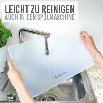 KaraLuna Napfunterlage Aus Silikon 48x30 Cm Geschwungen Transparent 6 KaraLuna Napfunterlage Aus Silikon 48x30 Cm Geschwungen Transparent – Bild 4