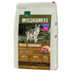 REAL NATURE WILDERNESS Maxi Adult Wide Savannah Mit Wildschwein, Lamm & Ente 4 Kg
