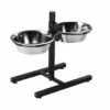 AniOne Doppelnapfständer Edelstahl