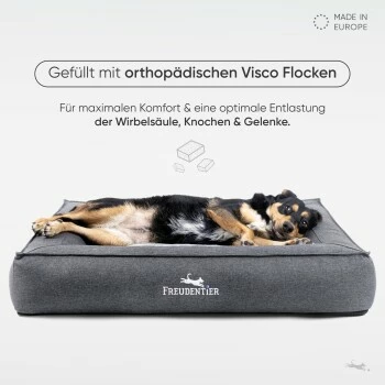 Freudentier Orthopädisches Box Hundebett Siebenschläfer M 8 Freudentier Orthopädisches Box Hundebett Siebenschläfer M – Bild 6