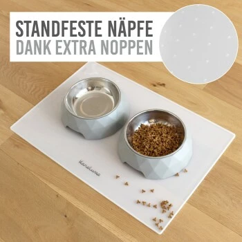 KaraLuna Napfunterlage Aus Silikon 48x30 Cm Geschwungen Transparent 5 KaraLuna Napfunterlage Aus Silikon 48x30 Cm Geschwungen Transparent – Bild 3