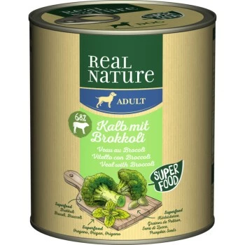 REAL NATURE Superfood Adult Kalb Mit Brokkoli 6x800 G 3 REAL NATURE Superfood Adult Kalb Mit Brokkoli 6x800 G