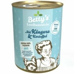 Betty's Landhausküche Mit Känguru & Kartoffel 6 X 400g Für Hund