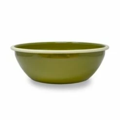 Lills Emaillenapf "Balu" - Gr. L - Dunkles Olivgrün