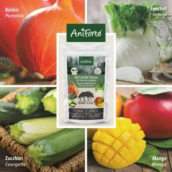 Aniforte BIO BARF Püree - Fenchel & Mango 5 X 150g 7 Aniforte BIO BARF Püree - Fenchel & Mango 5 X 150g – Bild 5
