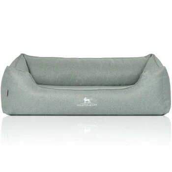 Knuffelwuff Orthopädisches Hundebett Luisa Aus Velours Mit Feinem Handwebcharakter Sunshine Edition Petrol XL 3 Knuffelwuff Orthopädisches Hundebett Luisa Aus Velours Mit Feinem Handwebcharakter Sunshine Edition Petrol XL