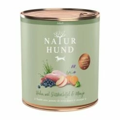 NATUR HUND NATURHUND Adult Getreidefrei 6x800g Huhn Mit Süsskartoffel & Mango