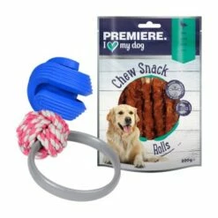 AniOne Set Aus Snack + Snackball + Tauspielzeug