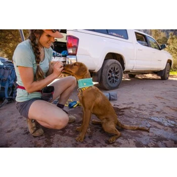 Ruffwear Swamp Cooler™ Kühlendes Halstuch Blau/ Türkis XXS 4 Ruffwear Swamp Cooler™ Kühlendes Halstuch Blau/ Türkis XXS – Bild 2