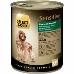 SELECT GOLD Sensitive Adult Hirsch Mit Kartoffeln 6x800 G
