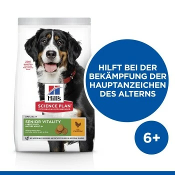 Hill's Science Plan Senior Vitality Large Breed Mature Adult 6+ Mit Huhn 14 Kg 4 Hill's Science Plan Senior Vitality Large Breed Mature Adult 6+ Mit Huhn 14 Kg – Bild 2