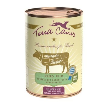 Terra Canis Fleisch PUR 6x400g Rind Pur 3 Terra Canis Fleisch PUR 6x400g Rind Pur