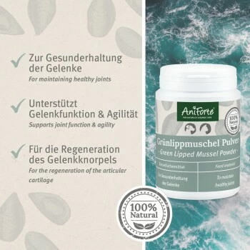 Aniforte Grünlippmuschelpulver Vollfettqualität 100 G 7 Aniforte Grünlippmuschelpulver Vollfettqualität 100 G – Bild 5