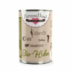HerzensHund Adult 12x400g Bio Huhn