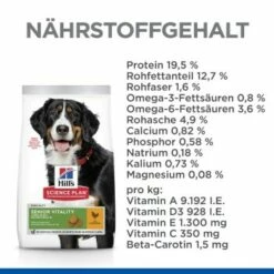Hill's Science Plan Senior Vitality Large Breed Mature Adult 6+ Mit Huhn 14 Kg 12 Hill's Science Plan Senior Vitality Large Breed Mature Adult 6+ Mit Huhn 14 Kg -FRESSNAPF Geschäfte e718dddb398dca00f75a5ba3ec47d4bc00fac342 52742025964 5