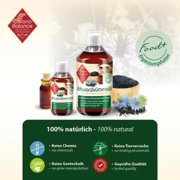 ChronoBalance Schwarzkümmelöl 100 Ml 7 ChronoBalance Schwarzkümmelöl 100 Ml – Bild 5
