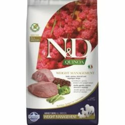 Farmina N&D Dog QUINOA Adult Weight Management Lamm, Quinoa, Broccoli Und Spargel 2,5kg