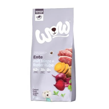 WOW Senior Ente Mit Minze 6 Kg 3 WOW Senior Ente Mit Minze 6 Kg